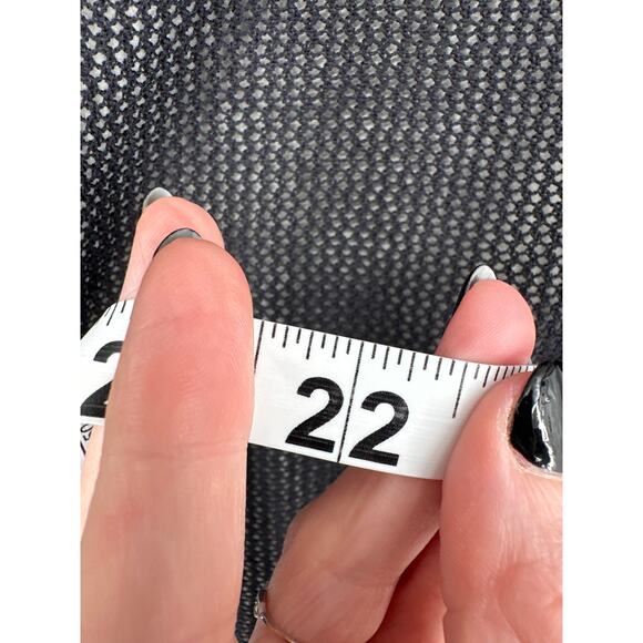 Talbots Cardigan Sweater Womens Large Black Lightweight Open Knit New - Picture 8 of 8